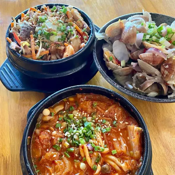 Kimchi Soup And Other Korean Dishes At Hanju Eatery Soju Bar In Penang