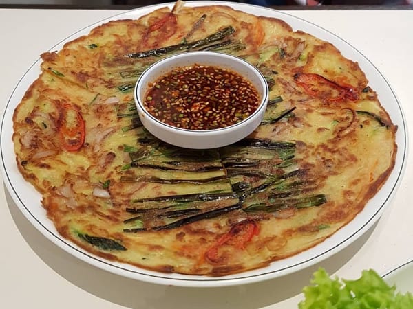 Korean Green Onion Pancake at Daorae Korean BBQ, Ipoh