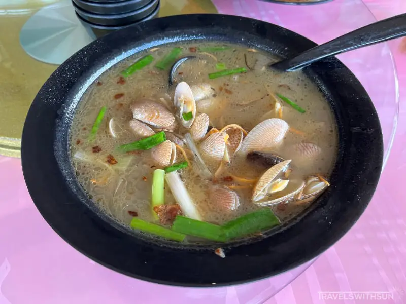 Lala Soup At Rasa Sayang Seafood Restaurant In Kuala Sepetang
