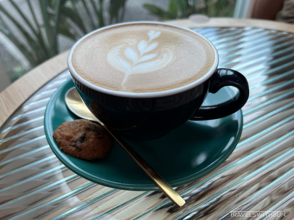 Latte At Growing Seed Cafe At Tanah Rata, Cameron Highlands
