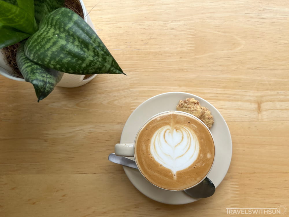 Latte At Rainy Corner In Taiping