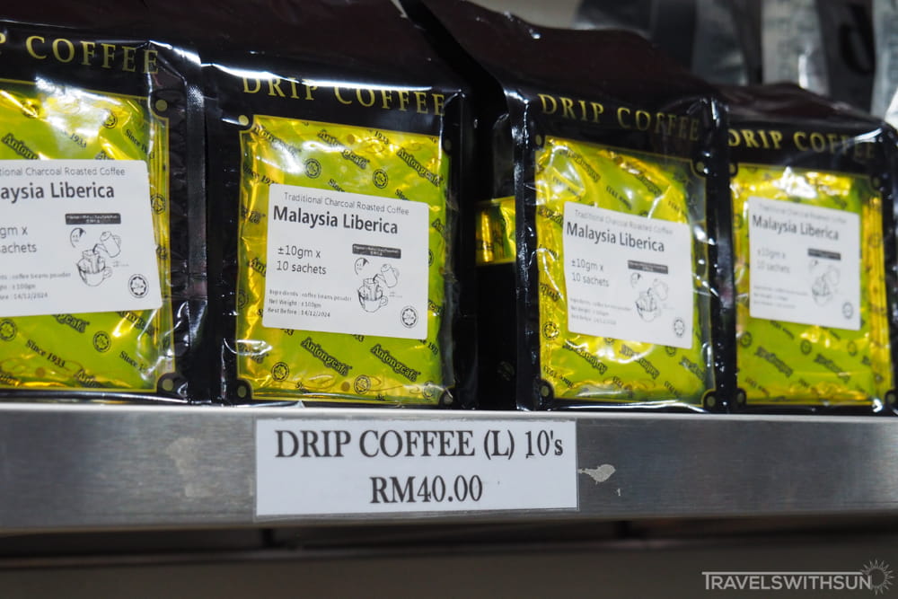 Liberica Drip Coffee At Antong Coffee Factory, Taiping