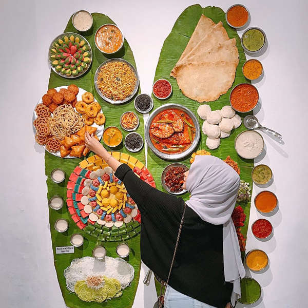 Local Food Display At Wonderfood Museum Penang