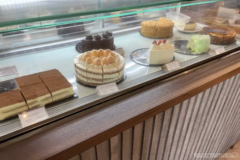 Main Cake Display At Ferment Boulangerie In Ipoh