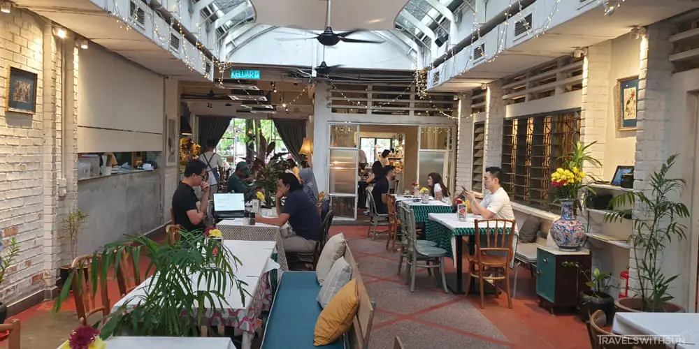 Main Seating Area In Lisette Cafe & Bakery In Bangsar, KL