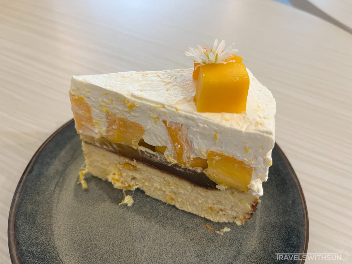 Mango Passionfruit Cheesecake At 10 Studio Cafe In Tambun, Ipoh
