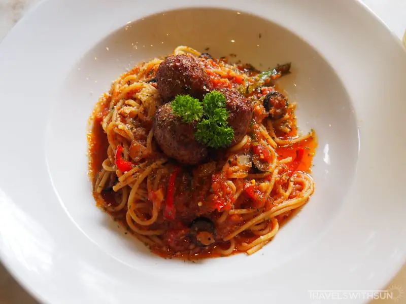 Meatball Bolognese Spaghetti At The Story Eatery Marketplace