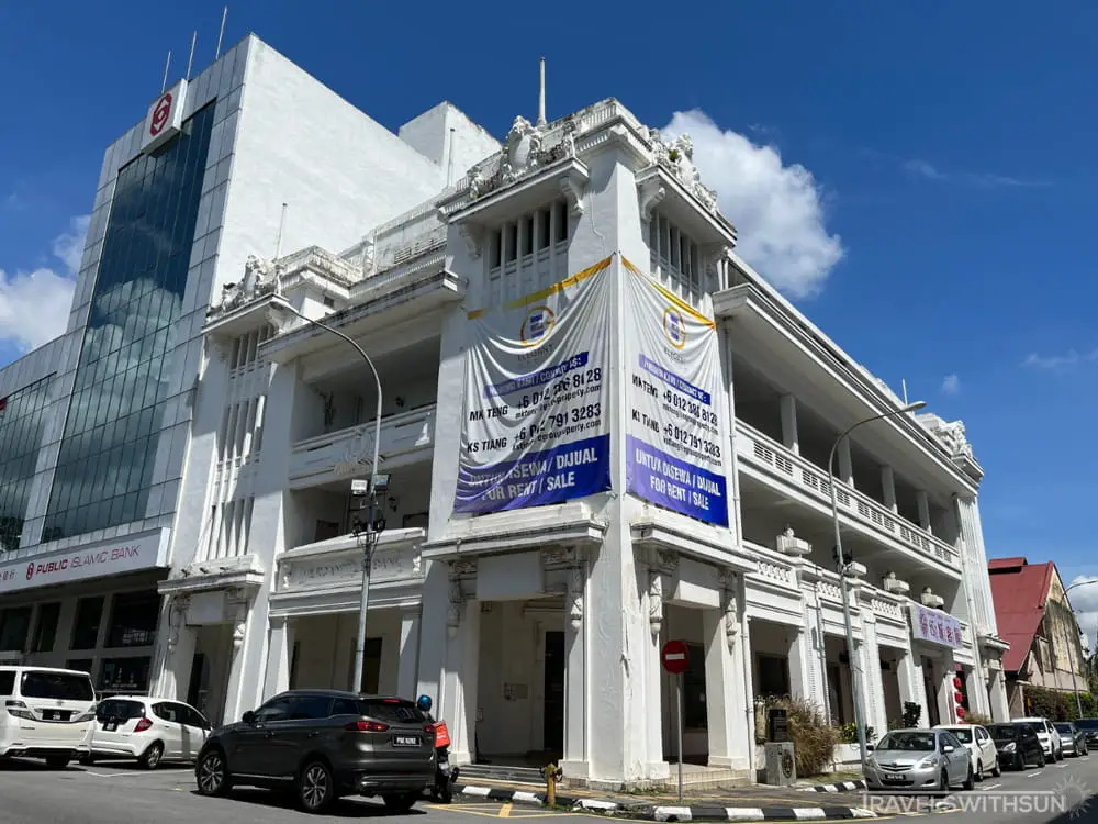 Mercantile Bank Building In Ipoh Old Town