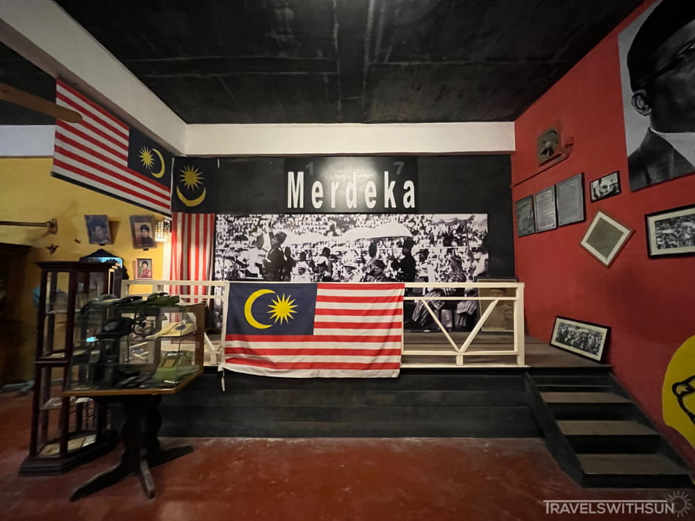 Merdeka Exhibit At Time Tunnel Museum In Cameron Highlands