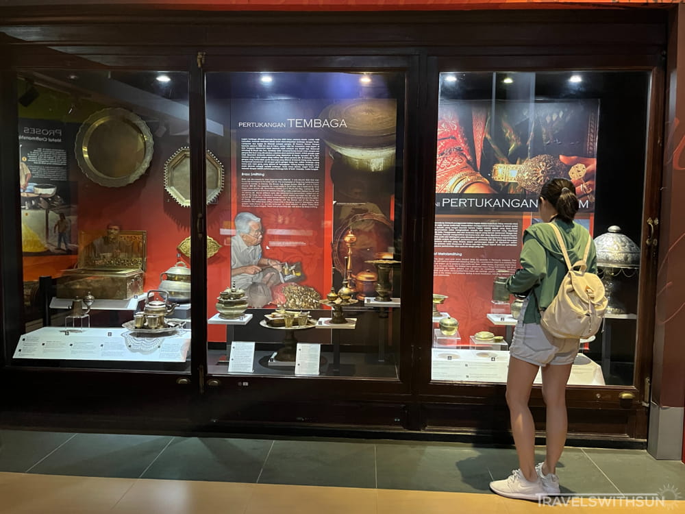 Metal Work Exhibit At Perak Museum In Taiping