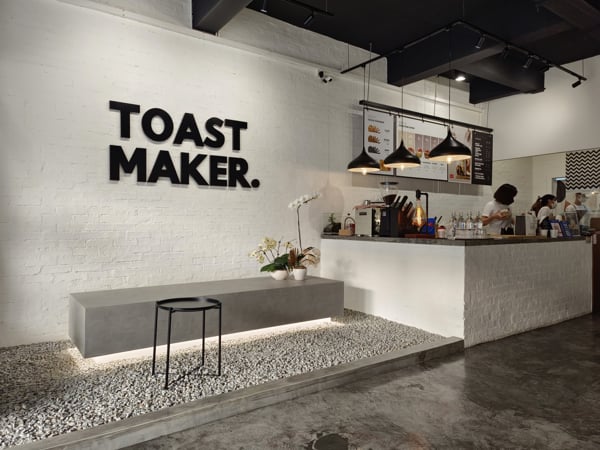 Minimalist Interior Of Toast Maker Kota Kemuning