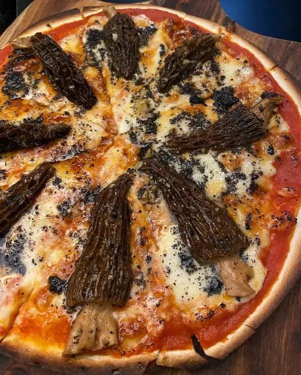 Morel Mushrooms Pizza At Opëam