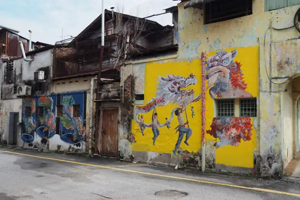 Mural Arts Lane In Ipoh New Town