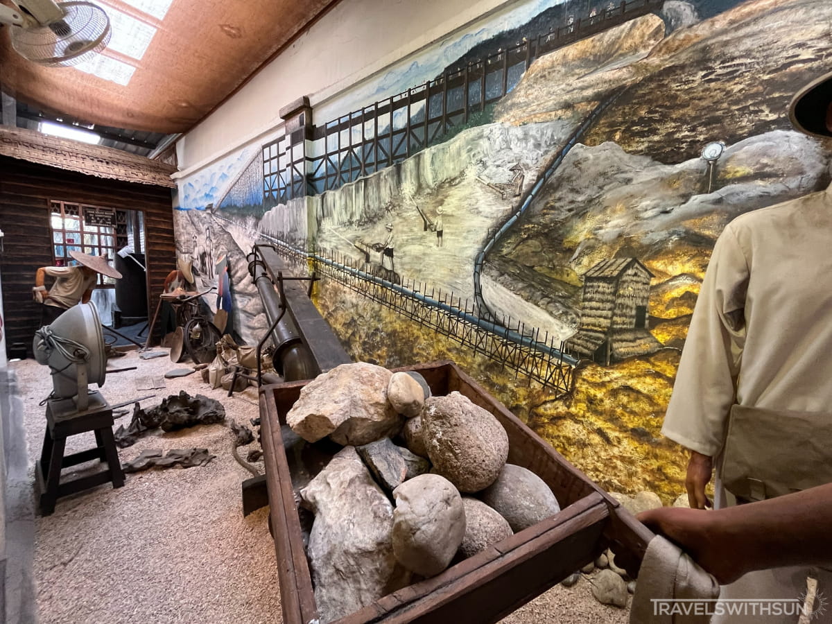 Mural Of Open Cast Mining At Han Chin Pet Soo Museum