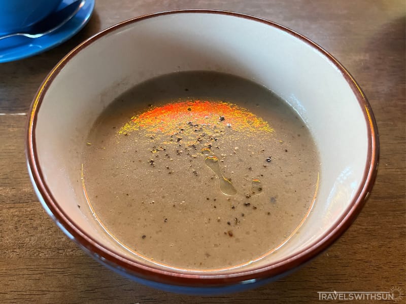 Mushroom Soup At Fish And Chips By Bareeseta