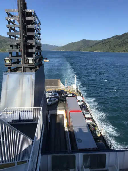 My Estima Onboard Bluebridge Ferry from Picton to Wellington