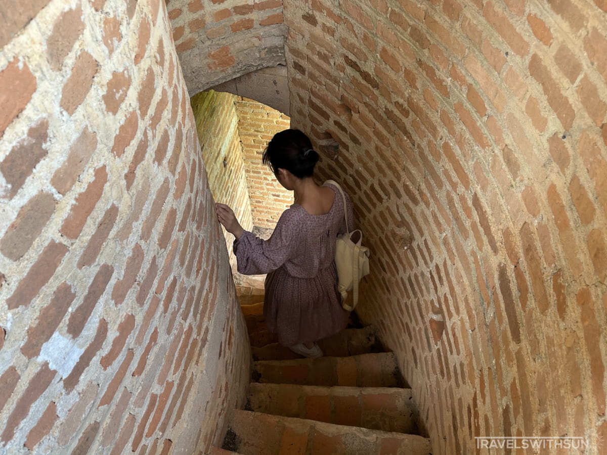 Narrow Spiral Staircase Inside Kellie's Castle