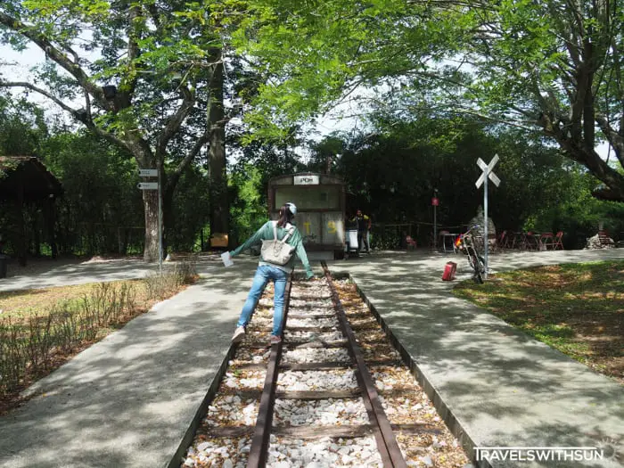 Old Rail Tracks At Tanjung Tualang Tin Dredge No.5