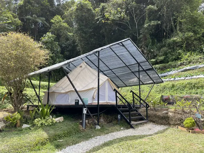 One Of The Family Sized Tents At The Backyard Glamping In Cameron Highlands