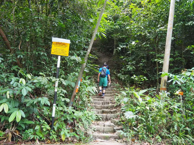 One Of The Hiking Trails To Penang Hill