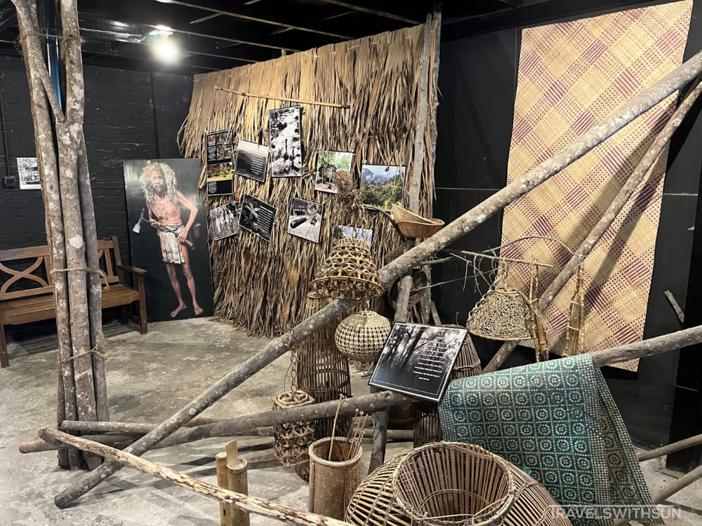 Orang Asli Exhibit At Time Tunnel Museum In Cameron Highlands