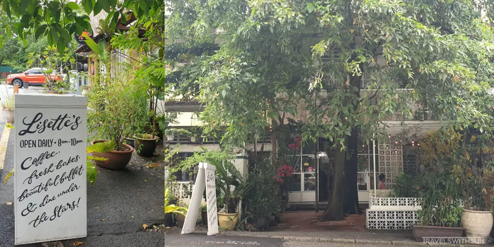 Overgrown Exterior Of Lisette Cafe & Bakery In Bangsar, KL
