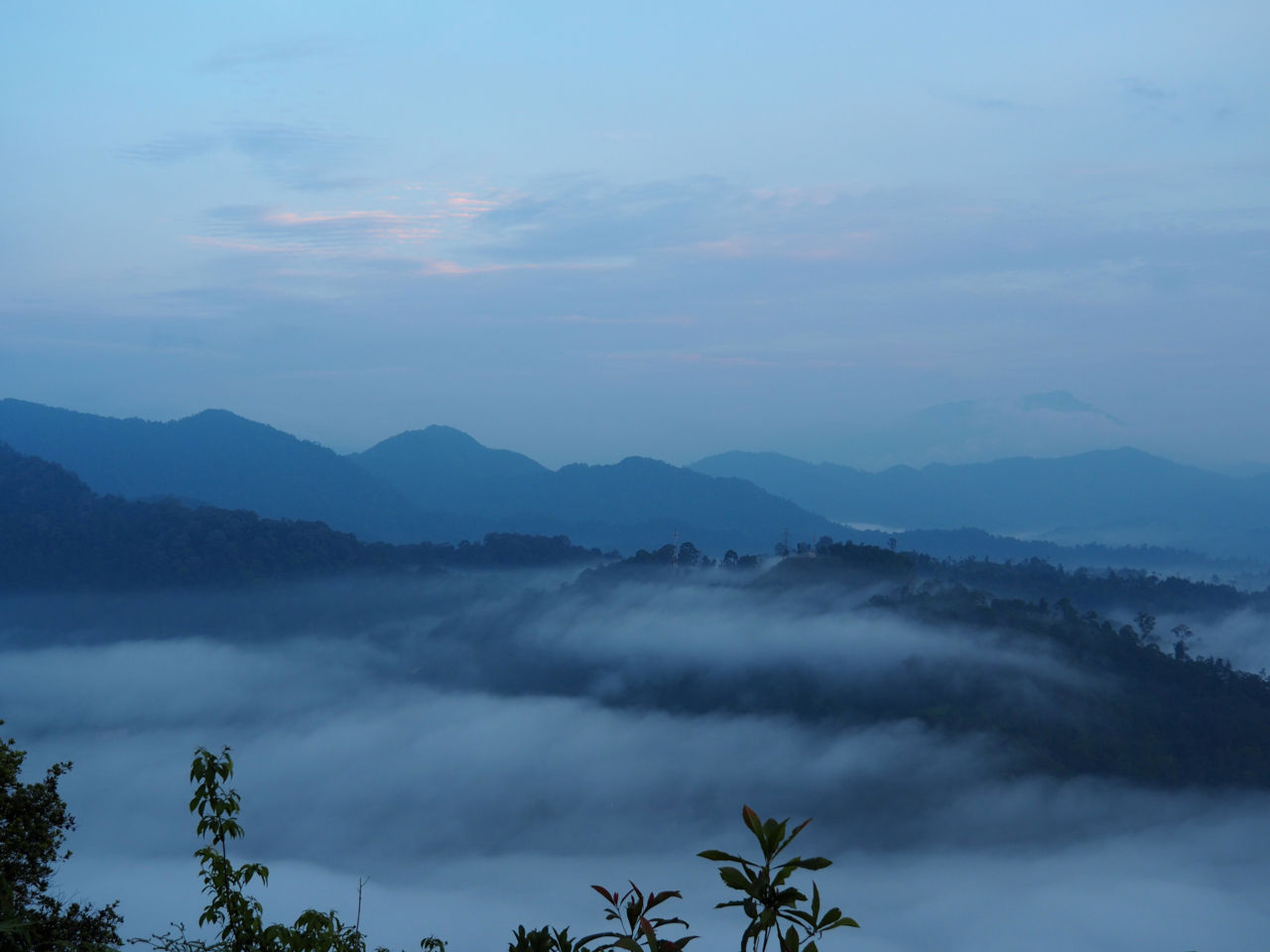 Panorama Hill in the morning, Sungai Lembing