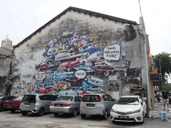 Parking Troubles Mural At Ipoh Old Town