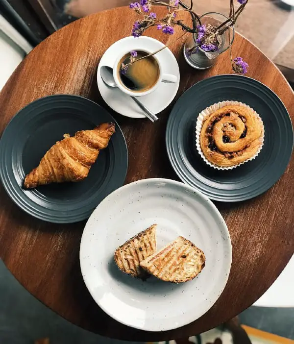Pastries And Coffee At Coffee Lane Cafe