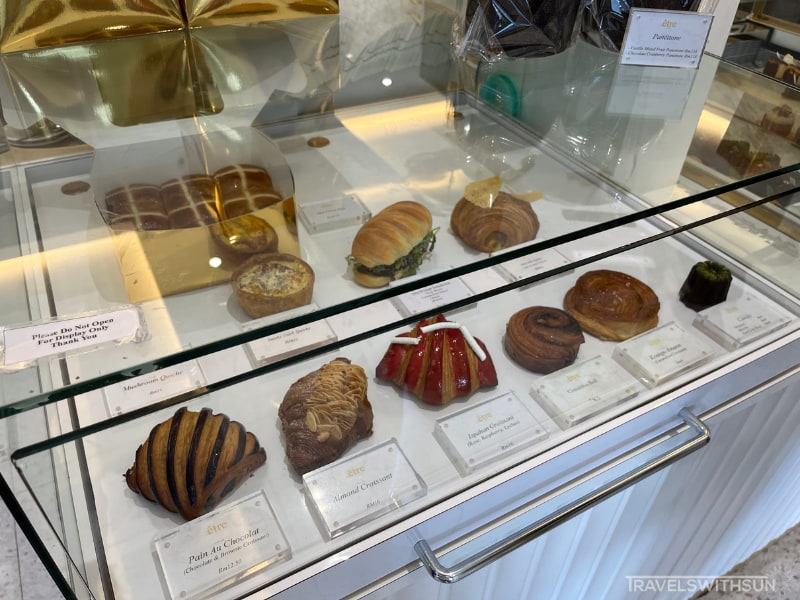 Pastries On Display At Etre Patisserie In Ipoh