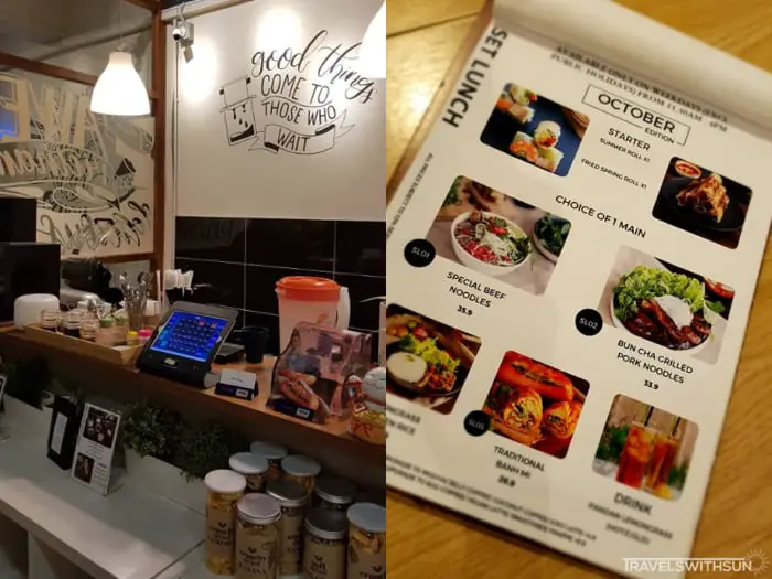 Payment Counter And Menu At Pho King Vietnamese Food At Petaling Jaya