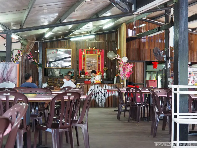 Payment Counter At Rasa Sayang Seafood Restaurant In Kuala Sepetang