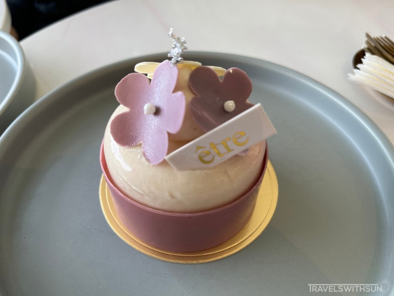 Peach And Pink Guava Cake At Etre Patisserie In Ipoh