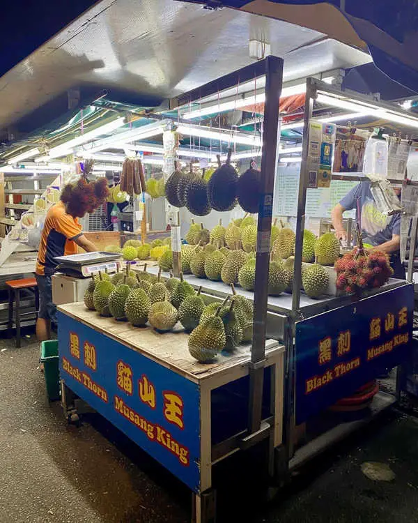 Penang AH TEIK Durian At Lorong Susu, Penang