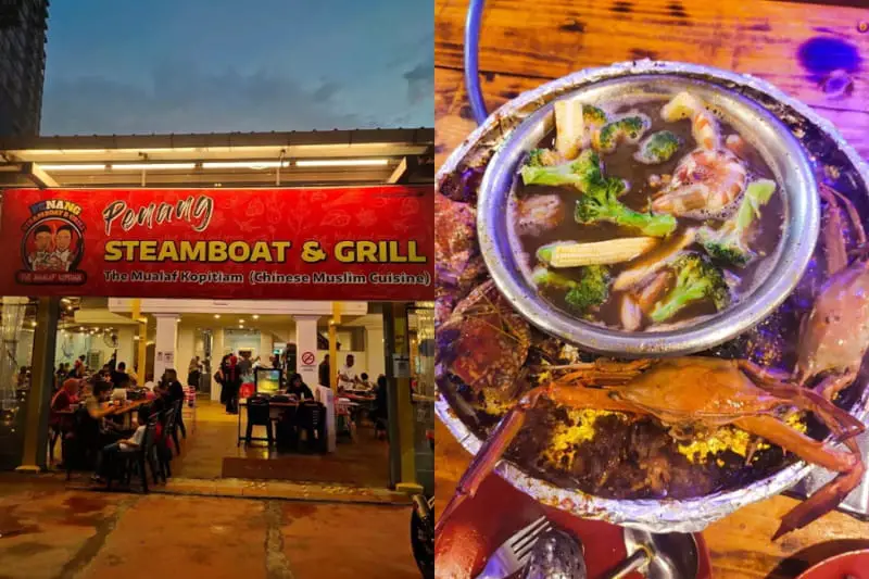 Penang Steamboat And Grill At The Mualaf Kopitiam