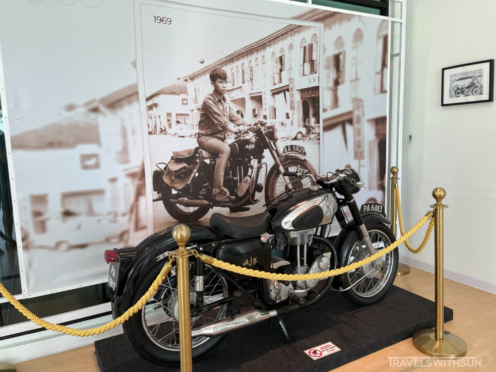 Photo Of Lat And His Motorcycle At Lat House Gallery In Batu Gajah