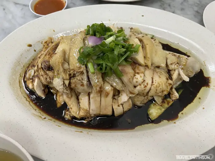 Poached Chicken At Restoran Nasi Ayam Pak Kong