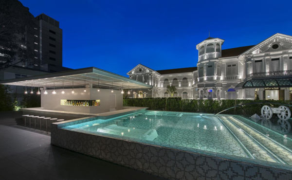 Poolside Bar At Luxurious Macalister Mansion In Penang
