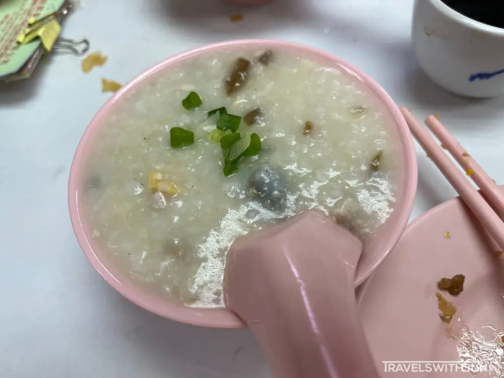 Porridge (Or Congee) At Ming Court Hong Kong Dim Sum Restaurant