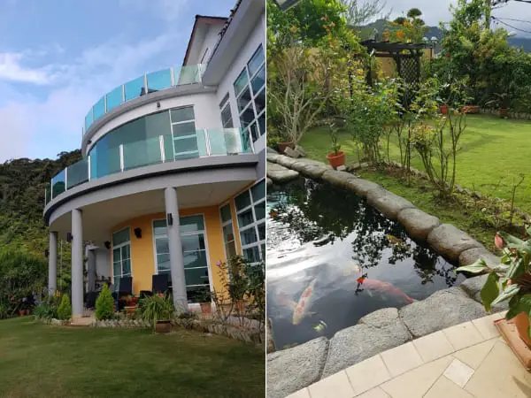 Private Garden Of Vacation Bungalow in Cameron Highland