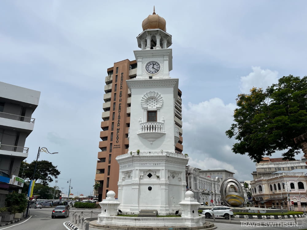 Queen Victoria Memorial Clock Tower in George Town, Penang
