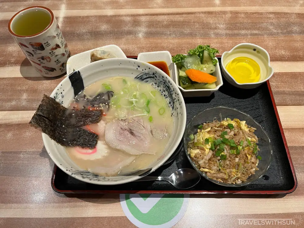 Ramen And Fried Rice Bento Set At Ten-Good Japanese Restaurant