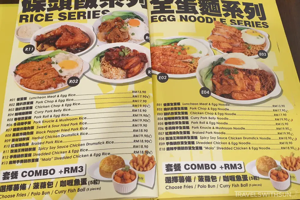 Rice And Egg Noodle Options At All Day Polo Bun In SS2, Petaling Jaya
