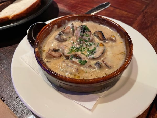 Rich Mushroom Soup At El Meson In Bangsar