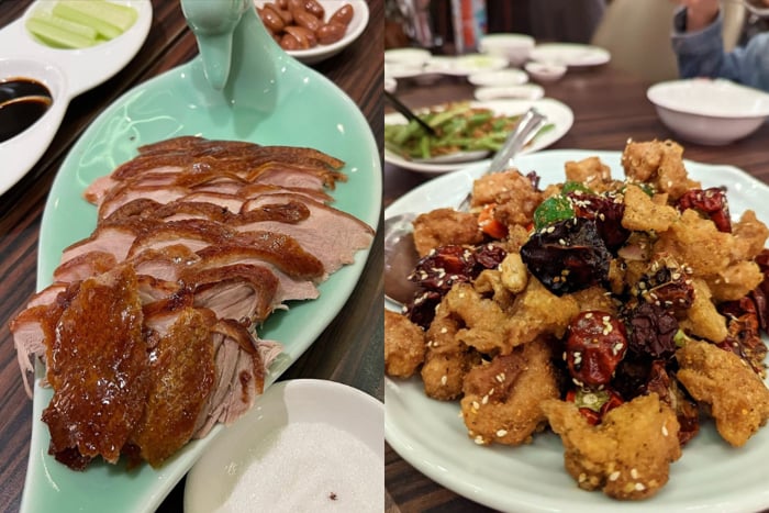 Roast Duck And Another Dish At Dragon-i Peking Duck Restaurant @ SkyAvenue