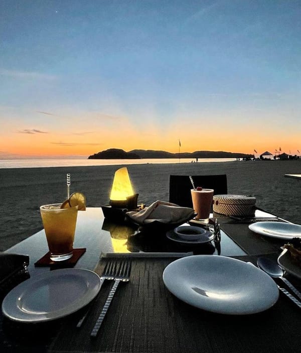 Romantic Dinner On The Beach At La Sal Restaurant, Langkawi