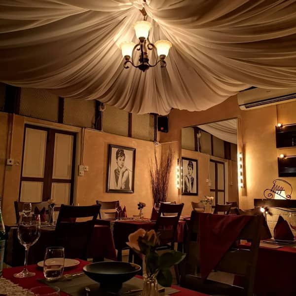 Romantic Setting At The Monsieur Bar And Restaurant