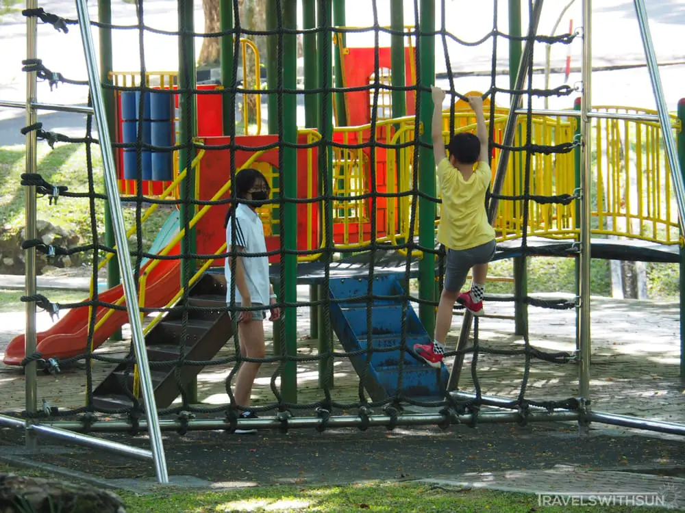 Rope Wall At Youth Park, Penang