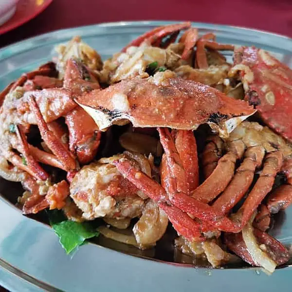 Salted Egg Crab At Kuala Sungai (Ah Yu) Restaurant