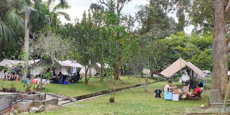 Scenic Camping Grounds At The Little Habitat Camping Site In Bentong